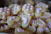 Frosted maple sugar cookies!